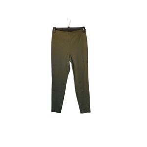 Talbots women’s Portland green stretch elastic waist pants size 8